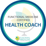 Certification badge for Functional Medicine Certified Health Coach